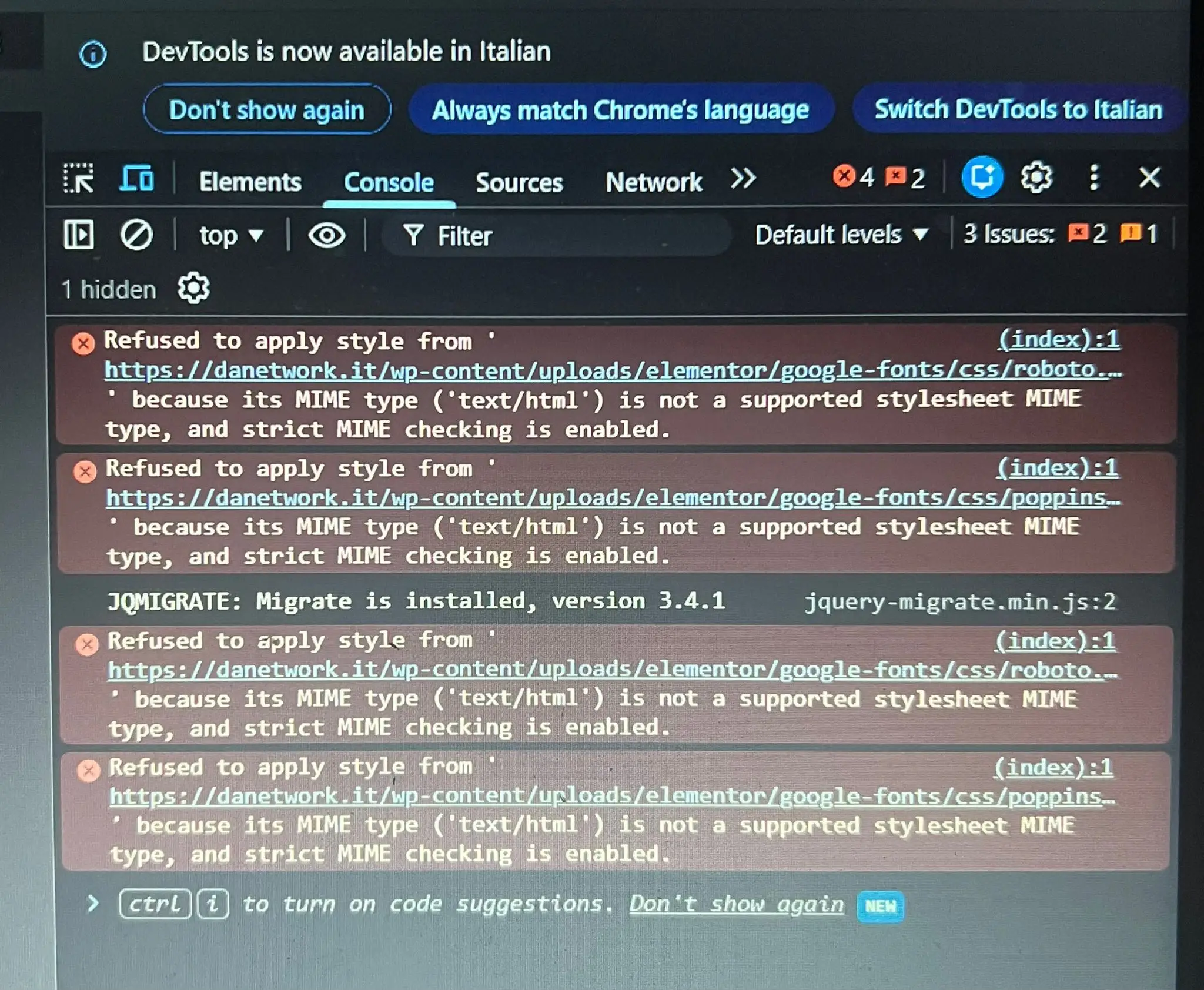 Fix font HTTPS