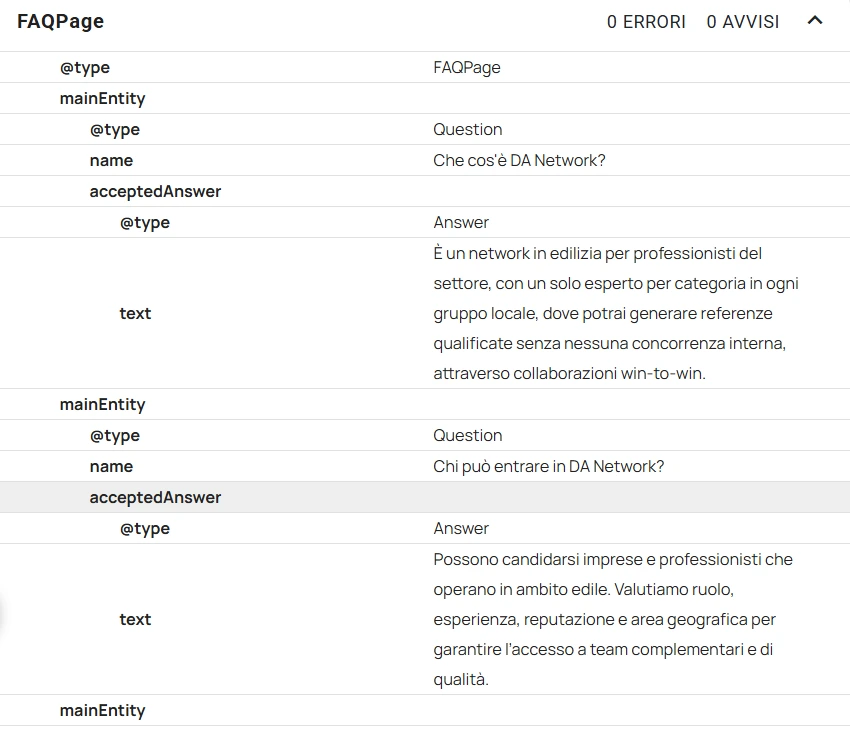Schema FAQ